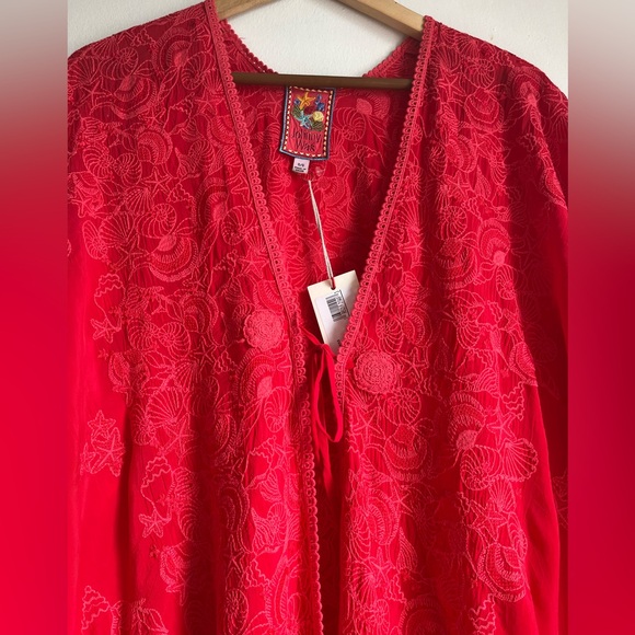 JOHNNY WAS Sea Georgia Kimono - Picture 7 of 11